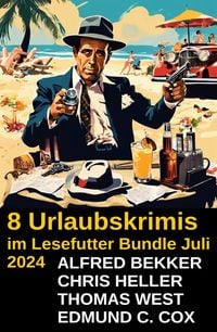 Produktbild: 8 Urlaubskrimis im Lesefutter Bundle Juli 2024