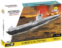 COBI Historical Collection 4847 - U-Boot U-96, World War II, 444 Klemmbausteine