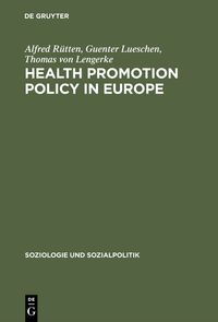 Produktbild: Health Promotion Policy in Europe