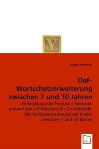 Produktbild: Szmolnik, A: DaF-Wortschatzerweiterung zwischen 7 und 10 Jah