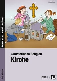 Produktbild: Lernstationen Religion: Kirche