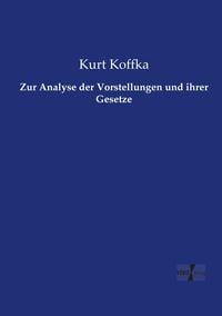 Produktbild: Zur Analyse der Vorstellungen und ihrer Gesetze