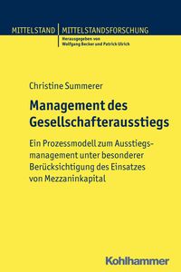 Produktbild: Management des Gesellschafterausstiegs