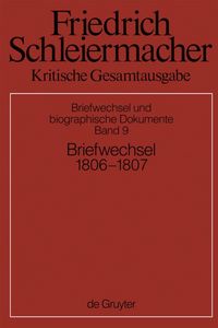 Produktbild: Briefwechsel 1806-1807
