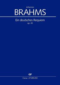 Bild vom Artikel Ein deutsches Requiem (Klavierauszug) vom Autor Johannes Brahms