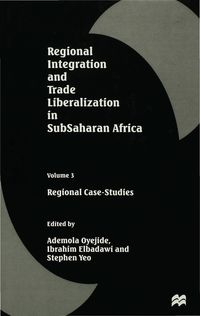Produktbild: Regional Integration and Trade Liberalization in SubSaharan Africa