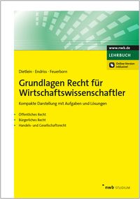 Produktbild: Grundlagen Recht f&uuml;r Wirtschaftswissenschaftler