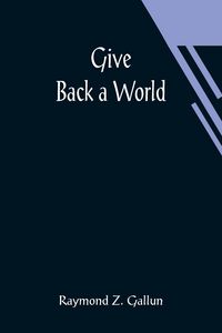 Produktbild: Give Back a World