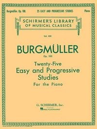 Produktbild: Burgmuller - Twenty-Five Easy and Progressive Studies, Op. 100 Piano Method for Intermediate Players Schirmer Library of Musical Classics Sheet Music for Small Hands