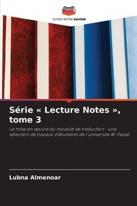 Produktbild: S&eacute;rie ' Lecture Notes ', tome 3