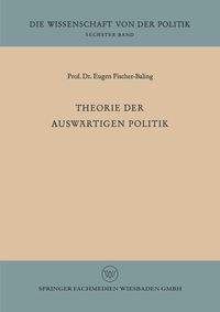 Produktbild: Theorie der ausw&auml;rtigen Politik
