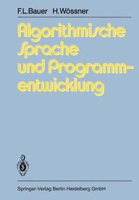 Produktbild: Algorithmische Sprache und Programmentwicklung