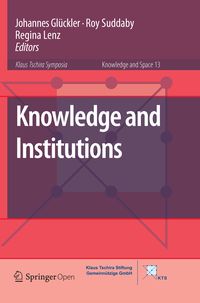 Produktbild: Knowledge and Institutions