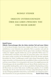 Bild vom Artikel Okkulte Untersuchungen über das Leben zwischen Tod und neuer Geburt vom Autor Rudolf Steiner