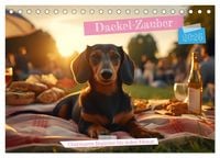 Produktbild: Dackel Zauber - Charmante Begleiter f&uuml;r jeden Monat (Tischkalender 2026 DIN A5 quer), CALVENDO Monatskalender