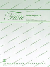 Produktbild: Sonate, op. 13, f&uuml;r Fl&ouml;te und Klavier
