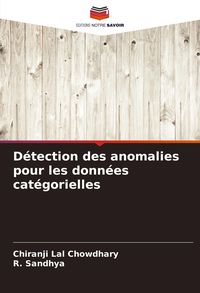 Produktbild: D&eacute;tection des anomalies pour les donn&eacute;es cat&eacute;gorielles