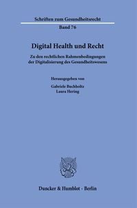 Produktbild: Digital Health und Recht