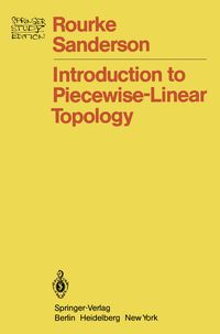 Produktbild: Introduction to Piecewise-Linear Topology