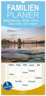 Produktbild: Familienplaner 2027 - Magdeburg - Elbe, Dom... und noch viel mehr! mit 5 Spalten (Wandkalender, 21 x 45 cm) CALVENDO