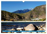 Bhutan - Frieden und Glück im Himalaya (Wandkalender 2024 DIN A3 quer), CALVENDO Monatskalender