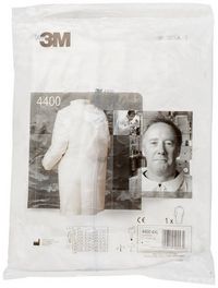 Produktbild: 3M 4400WXL Einwegmantel 4400 Kleider-Gr&ouml;&szlig;e: XL Wei&szlig;