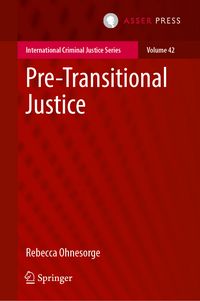 Produktbild: Pre-Transitional Justice