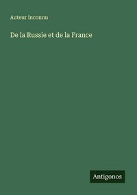 Produktbild: De la Russie et de la France