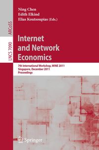 Produktbild: Internet and Network Economics