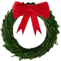 Produktbild: Adventskranz, Gr&uuml;n, Papier, &Oslash; 24cm