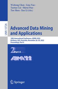 Produktbild: Advanced Data Mining and Applications