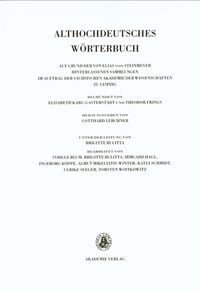 Produktbild: Althochdeutsches Wörterbuch / Band VI: M–N. 10. Lieferung (mit bis mor(a)beri)