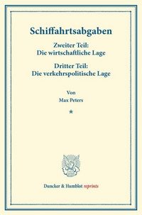 Produktbild: Schiffahrtsabgaben.