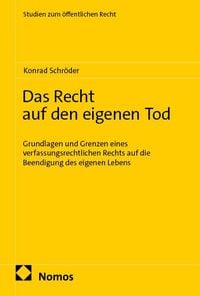 Produktbild: Das Recht auf den eigenen Tod