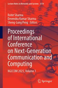 Produktbild: Proceedings of International Conference on Next-Generation Communication and Computing