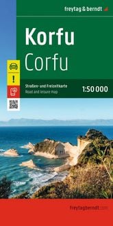 Produktbild: Freytag & berndt Stra&szlig;enkarte Korfu 1:50.000