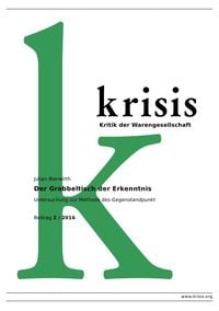 Produktbild: Krisis - Beitr&auml;ge zur Kritik der Warengesellschaft / 2016 / Der Grabbeltisch der Erkenntnis