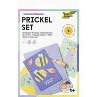 Produktbild: FOLIA Bastelartikel Prickel-Set, inkl. Prickelnadel, Filz und 6x Motivkarten in 10,5x14,8cm