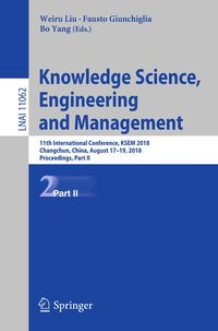 Produktbild: Knowledge Science, Engineering and Management