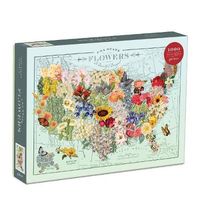 Produktbild: Wendy Gold USA State Flowers 1000 Piece Puzzle