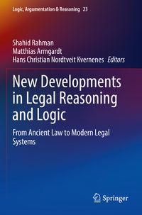 Produktbild: New Developments in Legal Reasoning and Logic
