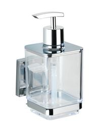 Produktbild: Vacuum-Loc&reg; Seifenspender Mod. Quadro Edelstahl, Befestigen ohne bohren