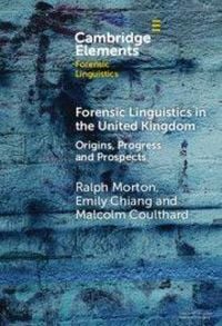 Produktbild: Forensic Linguistics in the United Kingdom