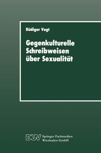 Produktbild: Gegenkulturelle Schreibweisen &uuml;ber Sexualit&auml;t