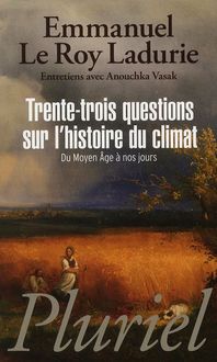 Produktbild: Trente Trois Questions sur l'Histoire du Climat