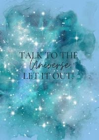 Produktbild: Universe Collection / Notizbuch, Bullet Journal, Journal, Planer, Tagebuch "Talk to the Universe"