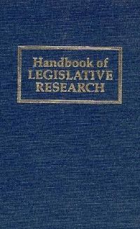 Produktbild: Loewenberg, G: Handbook of Legislative Research