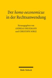 Produktbild: Der homo oeconomicus in der Rechtsanwendung