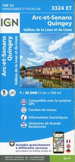 Produktbild: Arc-et-Senans. Quingey. Vall&eacute;es de la Loue et du Lison