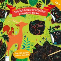 Produktbild: Krickel-Kratz-Malbilder / Krickel-Kratz-Malbilder. Zauberhafte Sticker